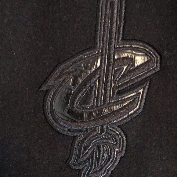 Wool/leather Cavaliers reversible jacket - Picture 3 of 7